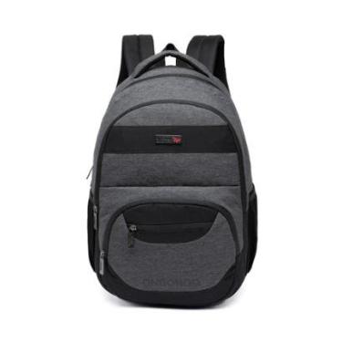 Imagem de Mochila Escolar Casual Resistente Trabalho Espaçosa 19 Litros-Masculino