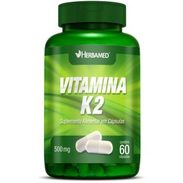 Imagem de Vitamina k2 500mg 60 Cápsulas - Herbamed
