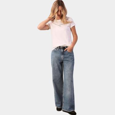 Imagem de Calça Jeans Calvin Klein Wide Leg Feminina-Feminino