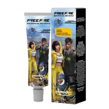 Imagem de CREME DENTAL MENTA FREE FIRE 70g - PowerDent