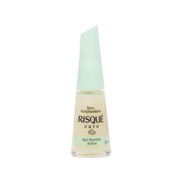Imagem de Risqué Base Fortalecedora 8ml para Unhas Fortes e Brilhantes, Dermatol