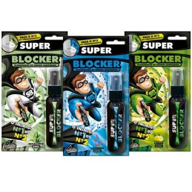 Imagem de Kit 3 Unidades Bloqueador de Odores Indesejáveis Sanitários Super Bloc
