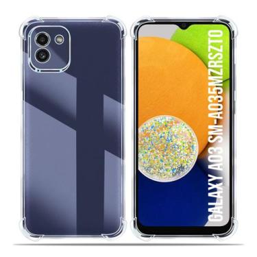 Imagem de Capa Capinha anti impacto transparente compativel Galaxy A03 A035 6.5 