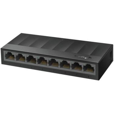 Imagem de Switch Gigabit de Mesa TP-Link 8 Portas 10/100/1000Mbps - LS1008G