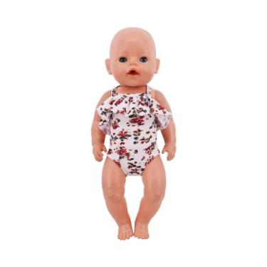 Imagem de Roupa De Ginástica Justa Ao Corpo Estilo Maiô Kawaii Para Bonecas Amer