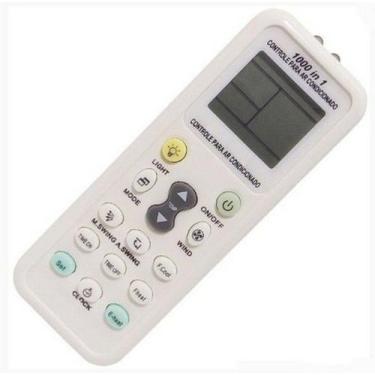 Imagem de Controle Remoto Para Ar Condicionado Universal + PILHAS - LELONG