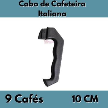 Imagem de Cabo Alça Baquelite Cafeteira Italiana 3 / 6 / 9 Cafés - Vitalex, 9 Xí