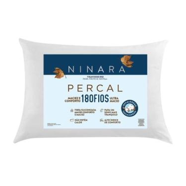 Imagem de Travesseiro Percal 180 Fios 50x70 Ninara - NINARA BRASIL