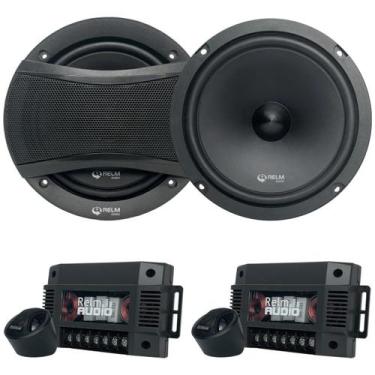 Imagem de Par Kit 2 Vias Relm Symphony 6 Polegadas Rs 6.5 2w 200w Rms 4 Ohms Alt