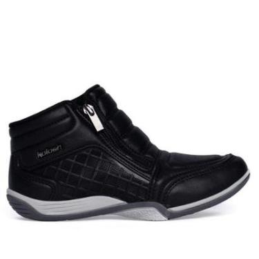 Imagem de Tênis Feminino Kolosh Almeria Cano Alto Preto-Feminino