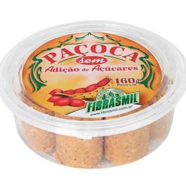 Imagem de Paçoca Sem Açúcar Fibrasmil 160g