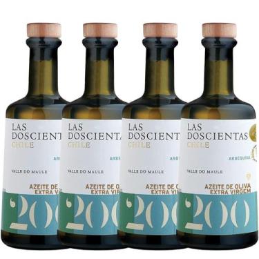 Imagem de Kit 4 Azeite De Oliva Las Doscientas Extra Virgem Arbequina Chile 500m
