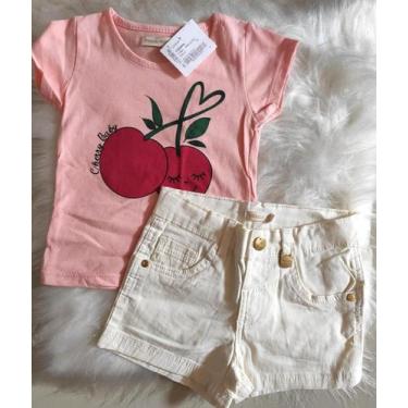 Imagem de CONJUNTO FEMININO INFANTIL VERÃO - roupa infantil - Trick Nick, Rosa, 