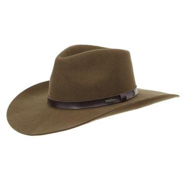 Imagem de Chapéu Country Feltro Marrom Stetson 28178, P, Marrom