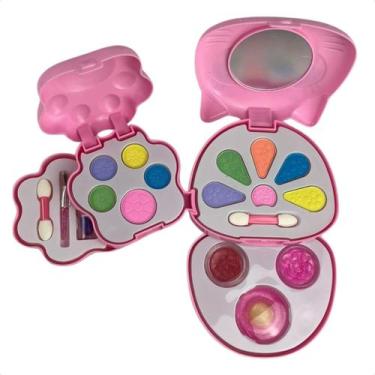 Imagem de Kit de Maquiagem Infantil Gatinho Rosa - Senhor da Net