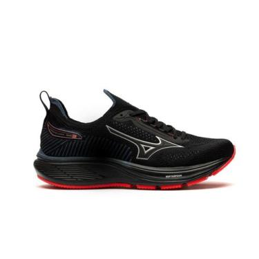 Imagem de Tênis Masculino Corrida Cool Ride 3 Mizuno 021635, Preto, 42