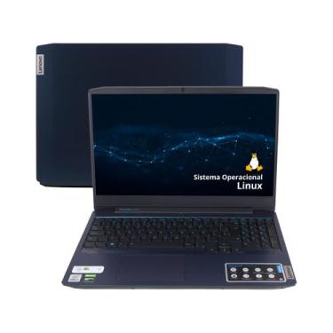 Imagem de Notebook Lenovo Gaming 3i i5 8GB 256GB GTX1650 Linux 15,6'', Chameleon