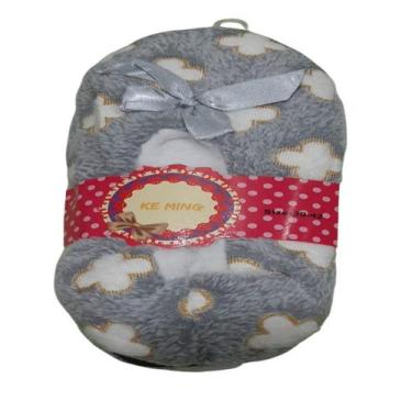 Imagem de Pantufa Sapatilha Trevo Inverno Forrada Lã Antiderrapante - MC PRESENT