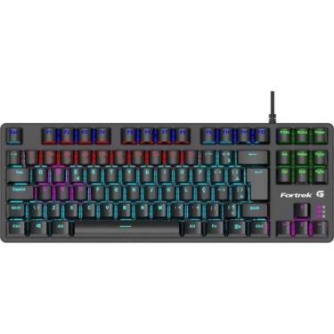 Imagem de Teclado Gamer Mecânico BLACK HAWK Compact Fortrek
