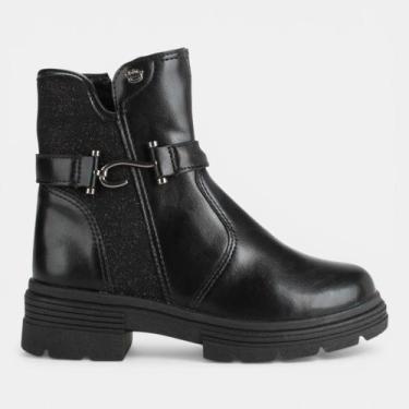 Imagem de Bota Pink Cats Infantil Preta, Preto, 29