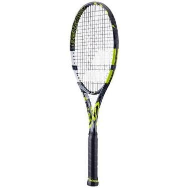 Imagem de Raquete de Tênis Babolat Pure Aero 98 - Alcaraz, L4, Cinza a verde