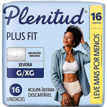 Imagem de Roupa Íntima Descartável Plenitud Plus Fit G/XG 16 unidades - Plenitud