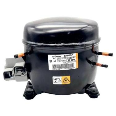 Imagem de Compressor 1/4HP EGAS80CLP Gás R600 Embraco 220V