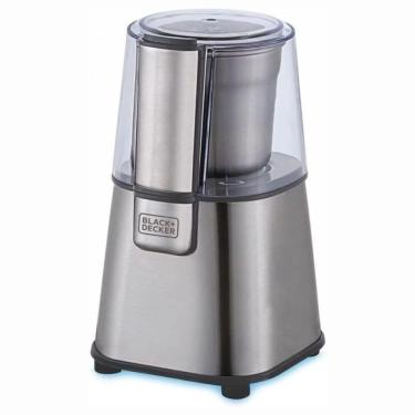 Imagem de Moedor Elétrico Gourmand Gris para Café Temperos Inox Cinza Black + Decker 220V