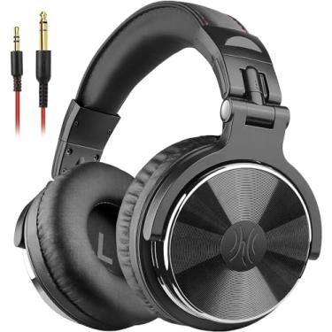 Imagem de OneOdio Fones de ouvido supra-auriculares com fio monitor de estúdio de alta resolução e mixagem, fones de ouvido estéreo DJ com drivers de neodímio de 50 mm e conector de áudio de