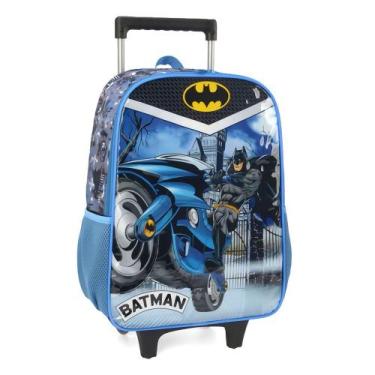 Imagem de Mochila escolar de rodinha batman - Luxcel