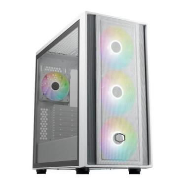 Imagem de Gabinete Cooler Master Masterbox 600 - 3 Fans ARGB - Mid-Tower - Branc