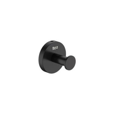 Imagem de Kit com 2 Cabide Hotels Round Black Design Elegante Preto/Matte Celite