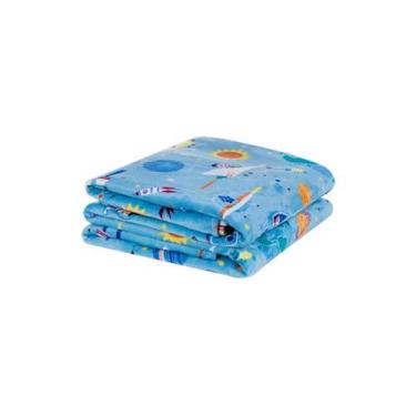 Imagem de Kit Manta Cobertor + Jogo de Lençol 3 Peças Cama De solteiro Infantil 