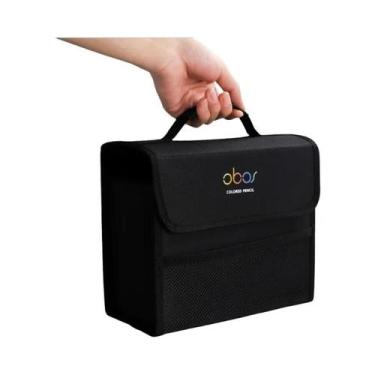 Imagem de Bolsa De Armazenamento Para Lápis Coloridos De Grande Capacidade Com 4