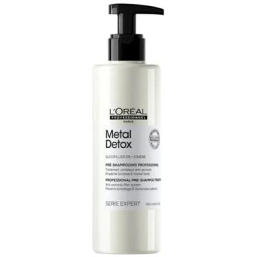 Imagem de Pré-Shampoo LOréal Metal Detox 250ml protege, neutraliza metais e fort