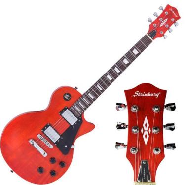 Imagem de Guitarra Elétrica Les Paul Strinberg LP260 Mahogany Satin Tampo Solido