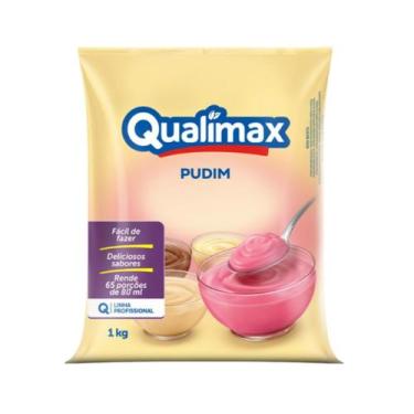 Imagem de Mistura pudim de morango com leite qualimax c/ 1 kg
