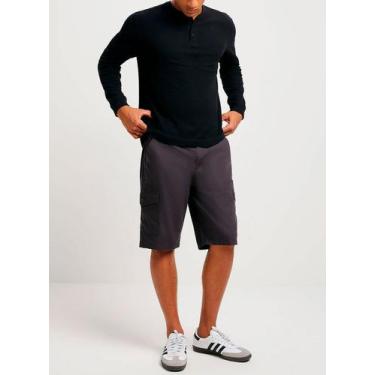 Imagem de Bermuda Sarja Hering HB00 Masculina Cargo Algodão T. 38/52, 40, 5gh, C