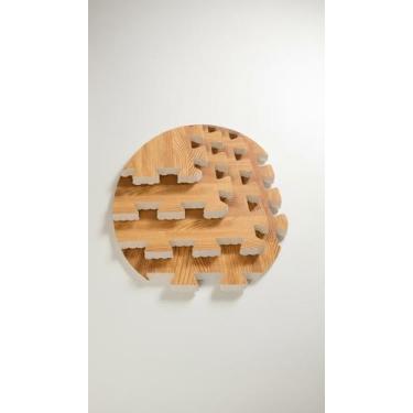 Imagem de Tatame Eva Emborrachado 4 Peças 60x60cm Madeira - Congratulations Stor