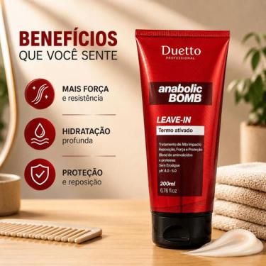 Imagem de Leavein Anabolic Bomb Duetto Professional 200ml Termoativado com Amino