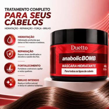 Imagem de Máscara Hidratante Anabolic Bomb Duetto 280g - Duetto Professional