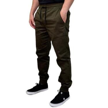 Imagem de Calça Brack Sarja Jogger Militar-Masculino