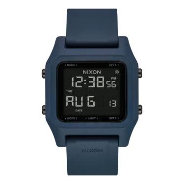 Imagem de NIXON Staple A1309-100m Water Resistant Men's Digital Sport Watch (38mm Face, 22mm PU/Rubber/Silicone Band) - Dark Slate - Made with #Tide Recycled Ocean Plastics