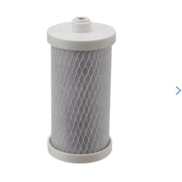 Imagem de Refil Filtro Carvão Ativado Igatu 446 Carbon Block Bebedouro Elemento Filtrante