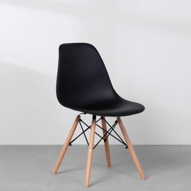 Imagem de Cadeira Concha Eames Or Design Preto