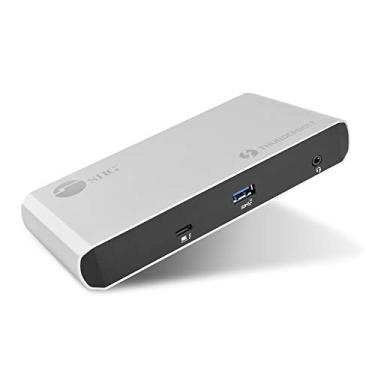 Imagem de SIIG Estação de ancoragem Thunderbolt 3 ou USB C Dual 4K com carregamento de laptop de 60 W - Titan Ridge (1 USB 3.0, 2 USB 3.1, 2 DP 1.2, 2 USB-C, Ethernet) para PC Windows e MacBook Pro JU-DK0C11-S1