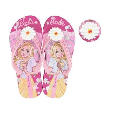 Imagem de Chinelo Infantil Ipanema Barbie Sty Rosa/Rosa 25729 - Grendene