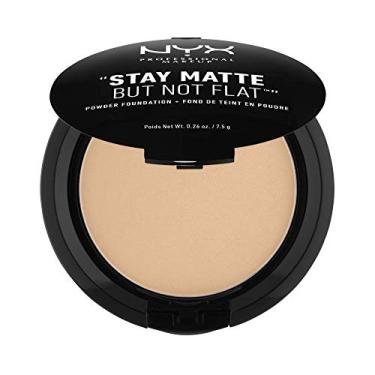 Imagem de (10ml, Medium Beige) - NYX Professional Makeup Stay Matte But Not Flat Powder Foundation, Medium Beige