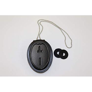 Imagem de Porta-crachá com clipe de cinto de segurança/proteção policial com bolso e corrente (CutoutPF209)