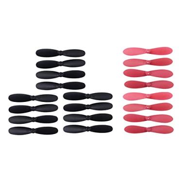 Imagem de kowaku 20x hélices de portáteis, acessórios de lâmina peças sobressalentes de ruído de liberação rápida mini hélice para